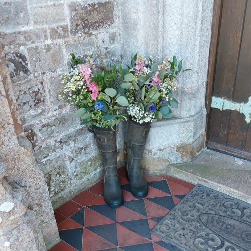 Welly Boot flowers
